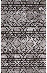 Feizy Asher Transitional Geometric - Taupe/Black/Gray Area Rug - Clearance