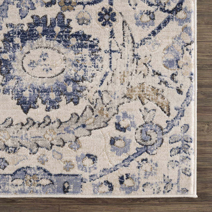 Sample Georgiana Blue & Beige Oushak Rug
