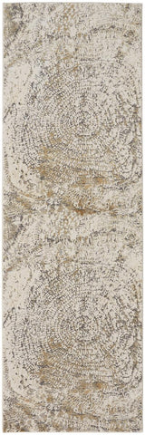 Feizy Parker Transitional Abstract - Ivory/Tan/Gray Area Rug