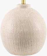 Aqua Blue Bohemian Table Lamp with textured details for bedside or console tables