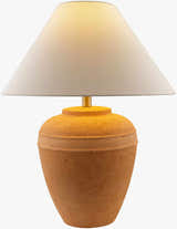 Mascaraque Brick Red Table Lamp