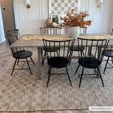 Made to Order Custom Size Ionut Checkered Jute Area Rug