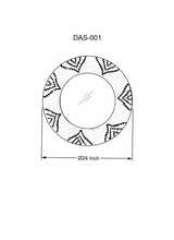 Ipilan Moonj Grass Starburst Round Mirror - Clearance