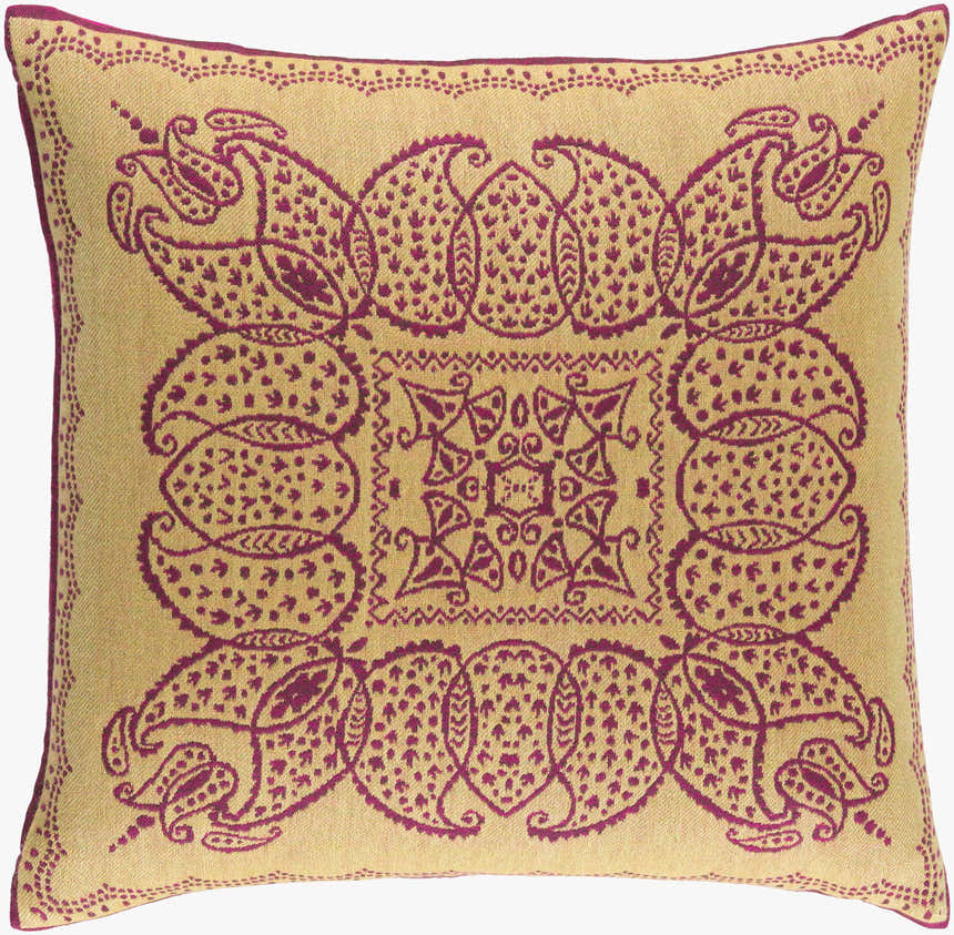 Brohman Magenta Medallion Throw Pillow - Clearance