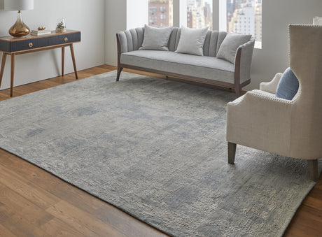 Feizy Eastfield Modern Abstract - Silver/Gray Area Rug