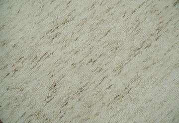 Ivory and Brown Abstract Hand Tufted Multi Size Natural Wool Area Rug