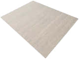 Ivory Modern Style Hand Loomed Wool Area Rug