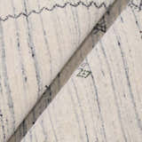 Ivory Modern Tribals Design Hand Loomed Wool Area Rug