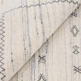 Ivory Modern Tribals Design Hand Loomed Wool Area Rug