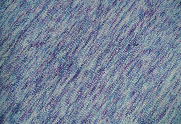 Ivory, Purple and Blue Abstract Solid Hand Tufted Natural Wool Rug