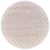 Feizy Saphir Mira Modern Geometric - Pink/White Area Rug - Clearance