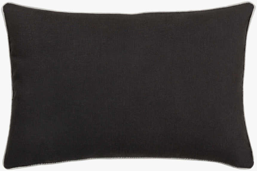 Montmorency Black Floral Elegance Throw Pillow - Clearance