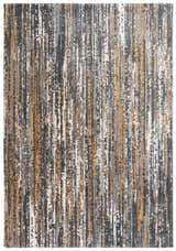 Abstract Rizzy JAS734 area rug with beige, dark red, gray, ivory, and rust colors. Machine woven recycled polyester rug. Design-Rectangle