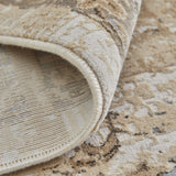 Feizy Celene Traditional Medallion - Brown/Ivory/Tan Area Rug