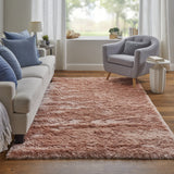 Feizy Indochine Modern Solid - Pink Area Rug
