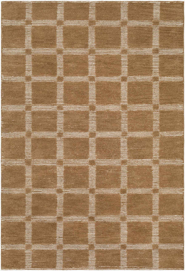 Sample Rofoki Brown Modern Minimalist Handmade Area Rug