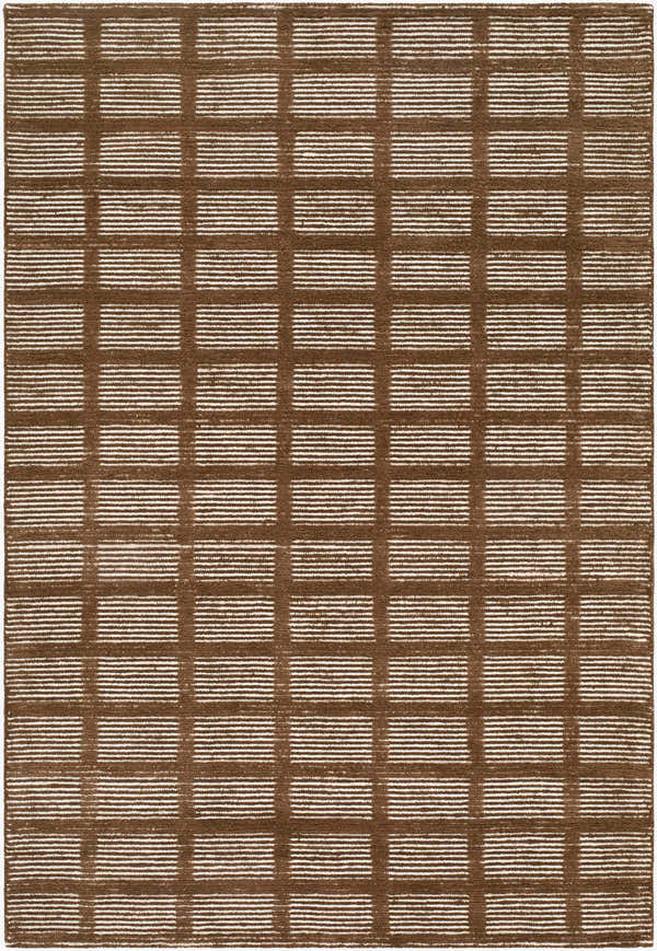 Sample Pumoma Brown Modern Minimalist Handmade Area Rug