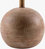 Cool Orange Traditional Table Lamp with linen details for bedside or console tables