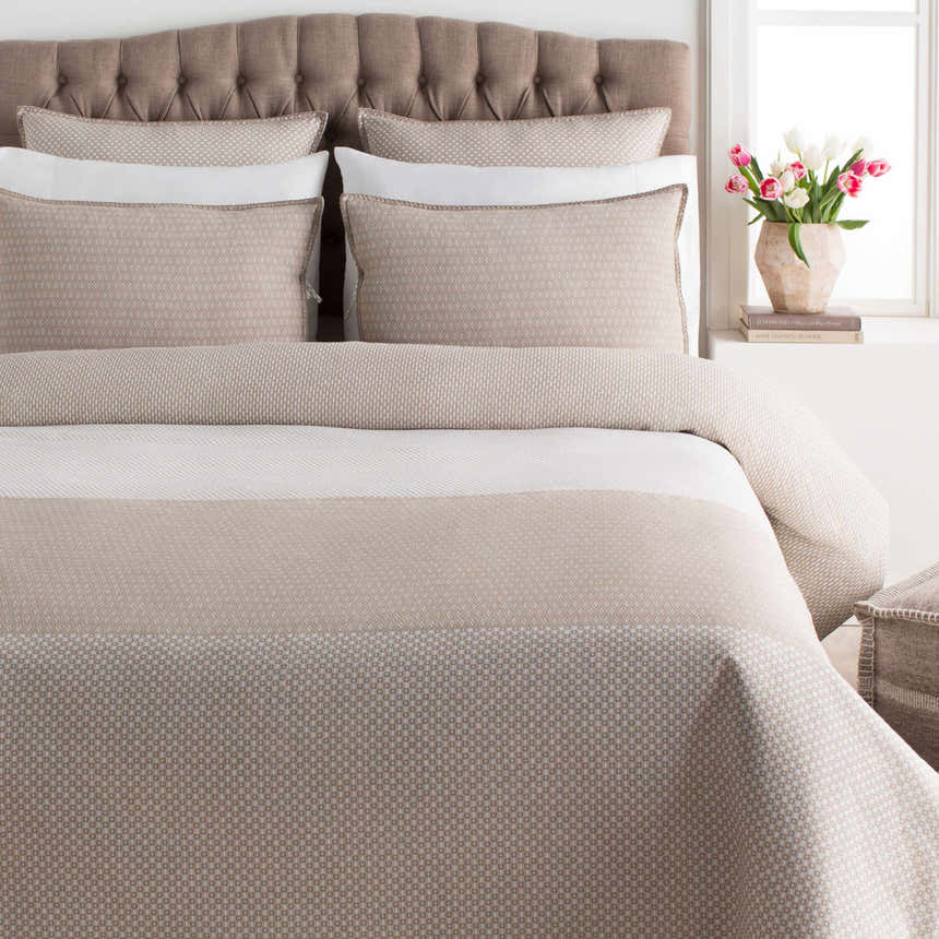 Kiantone Tan Bedding Euro Sham - Clearance