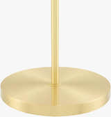 Red Traditional Floor Lamp with linen details for living rooms or reading corners