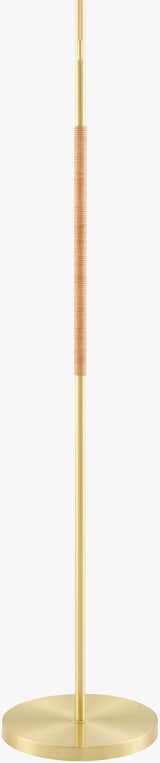Red Traditional Floor Lamp with linen details for living rooms or reading corners