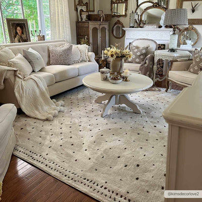 Sample Julie Ivory & Brown Area Rug