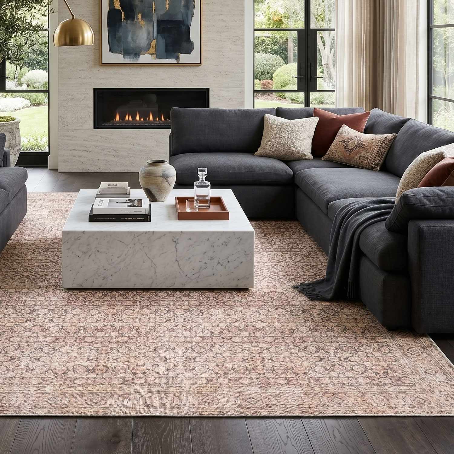 Sylvia Machine Woven Jenni Yolo Home x LIVABLISS JYSL-2300