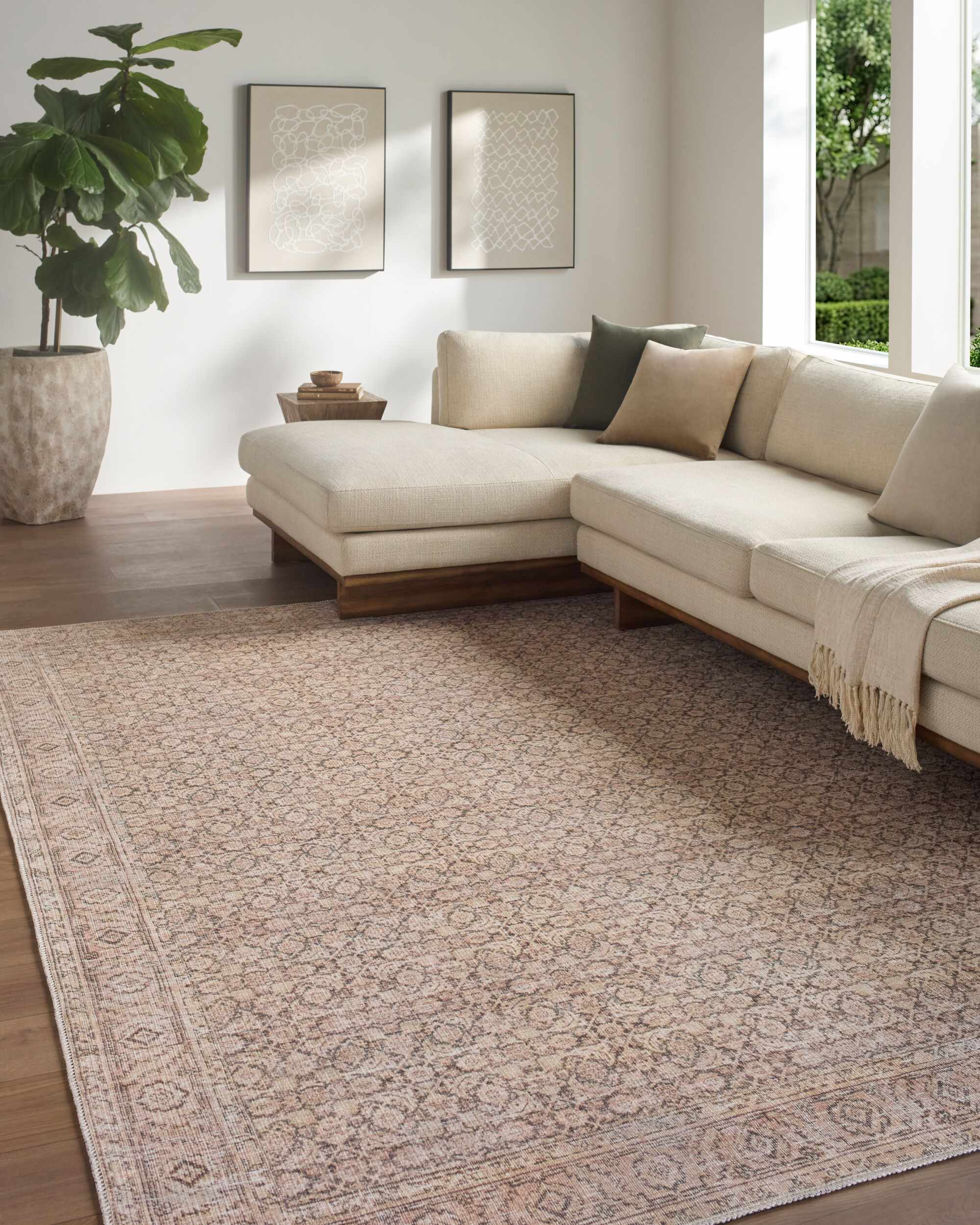 Sylvia Machine Woven Jenni Yolo Home x LIVABLISS JYSL-2300