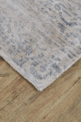 Feizy Nadia Transitional Distressed - Blue/Gray/Taupe Area Rug - Clearance