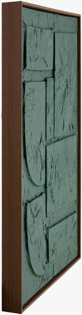 Soft Deep Teal Modern Framed Wall Art for modern gallery walls