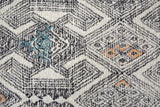 Feizy Arazad Transitional Geometric - Black/Ivory/Green Area Rug
