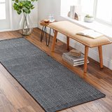 Yong Hand Loomed Charcoal Indoor & Outdoor Rug - Clearance