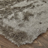 Feizy Indochine Modern Solid - Gray/Black Area Rug