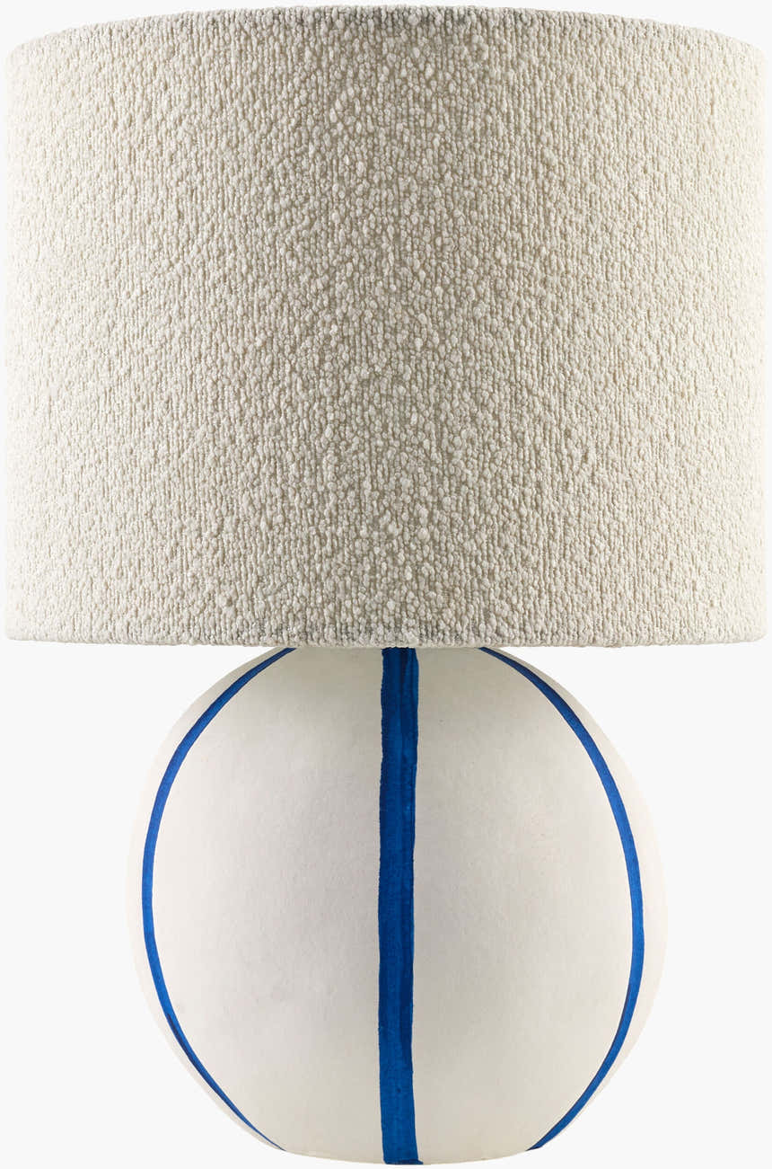 Deep Beige Traditional Table Lamp with linen details for bedside or console tables