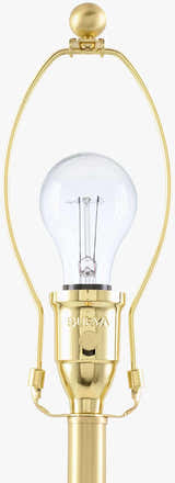 Striped Ceramic Table Lamp with Pleated Shade