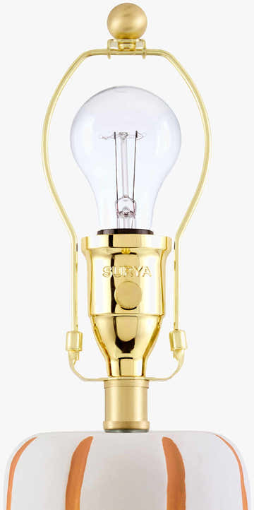 Warm Light Gray Traditional Table Lamp with linen details for bedside or console tables