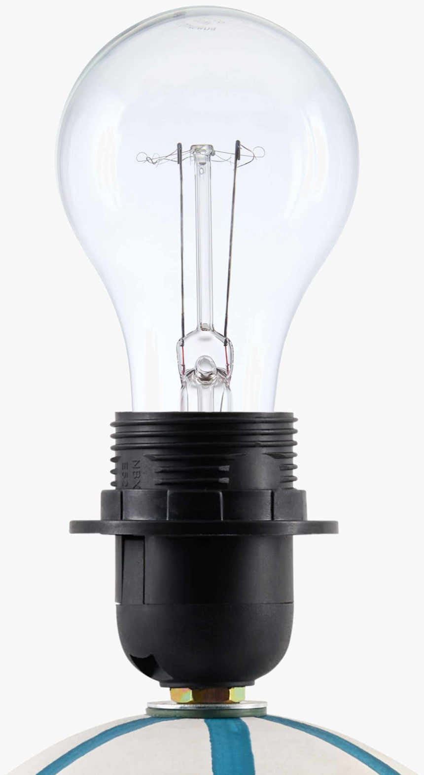 Rich White Traditional Table Lamp with linen details for bedside or console tables