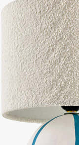 Soft Beige Traditional Table Lamp with linen details for bedside or console tables