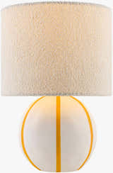 Cool Light Gray Traditional Table Lamp with linen details for bedside or console tables