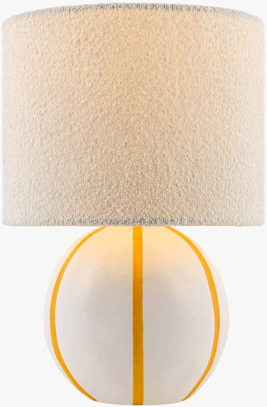 Cool Light Gray Traditional Table Lamp with linen details for bedside or console tables