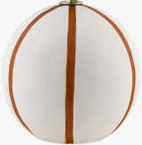 Warm Beige Traditional Table Lamp with linen details for bedside or console tables