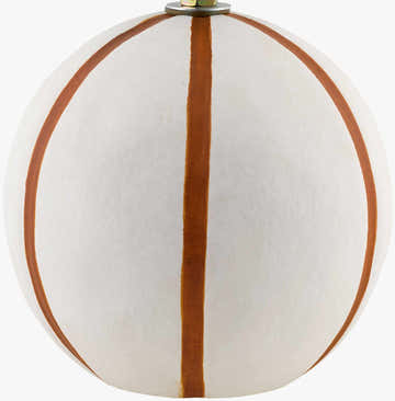 Warm Beige Traditional Table Lamp with linen details for bedside or console tables