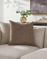 Zuill Taupe Throw Pillow - Clearance