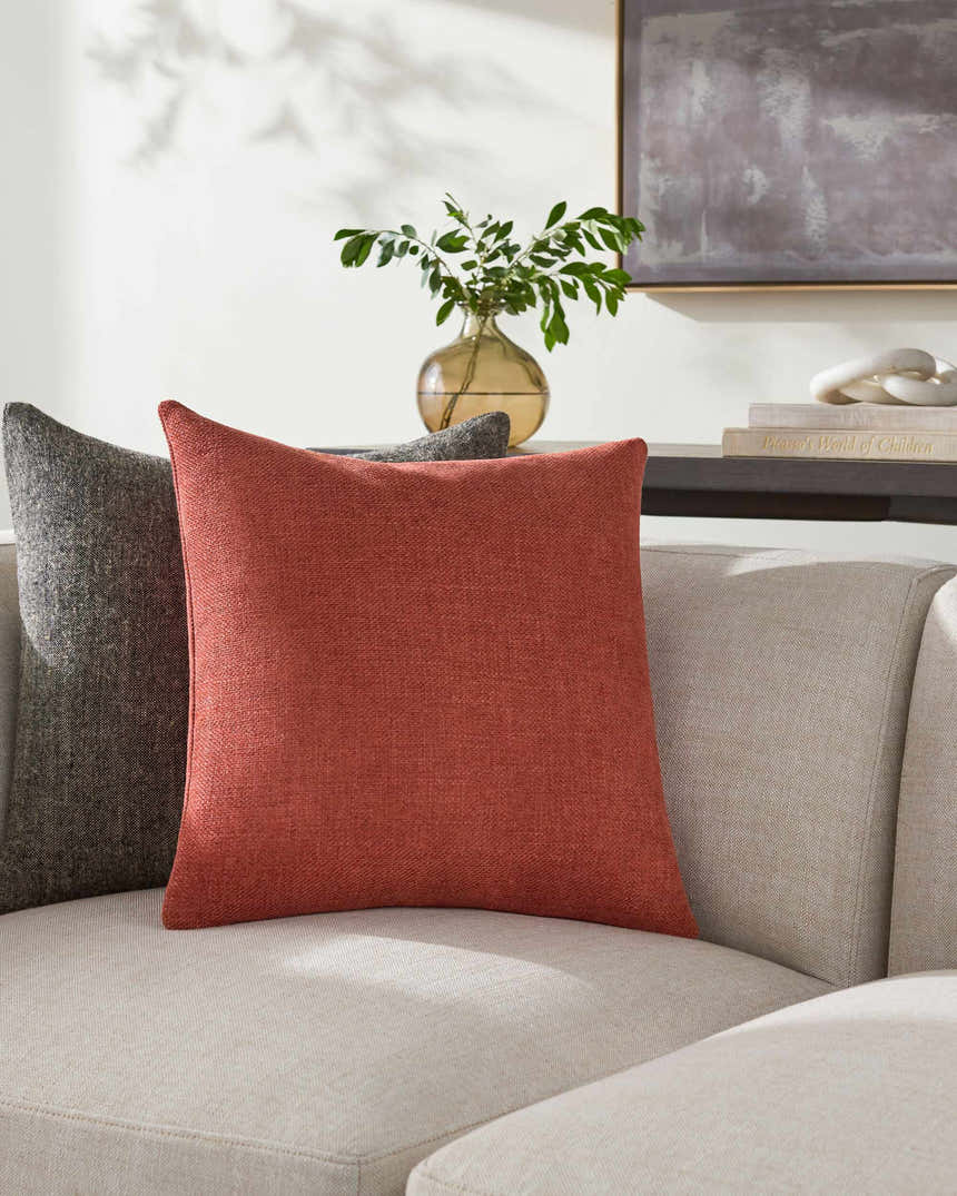 Zuill Terracotta Throw Pillow - Clearance
