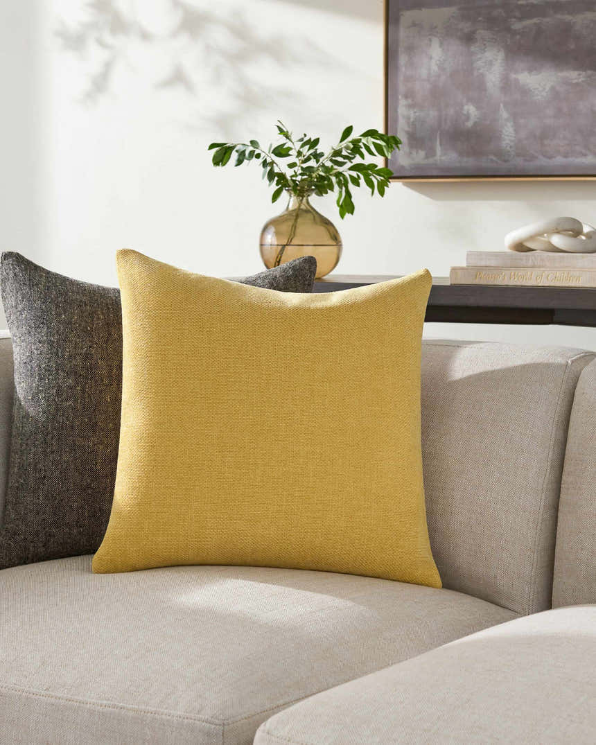 Zuill Sunshine Yellow Throw Pillow - Clearance