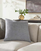 Zuill Silver Gray Throw Pillow - Clearance