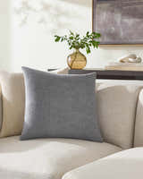 Zuill Slate Gray Throw Pillow - Clearance