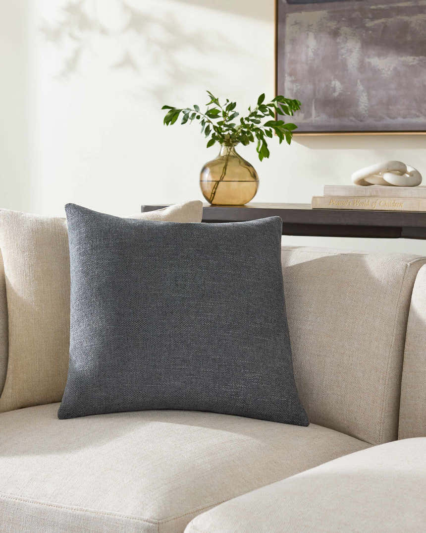 Zuill Charcoal Throw Pillow - Clearance