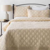 Shadehill Beige Diamond Pattern Bedding Set - Clearance