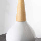Baugo White Ceramic Table Lamp